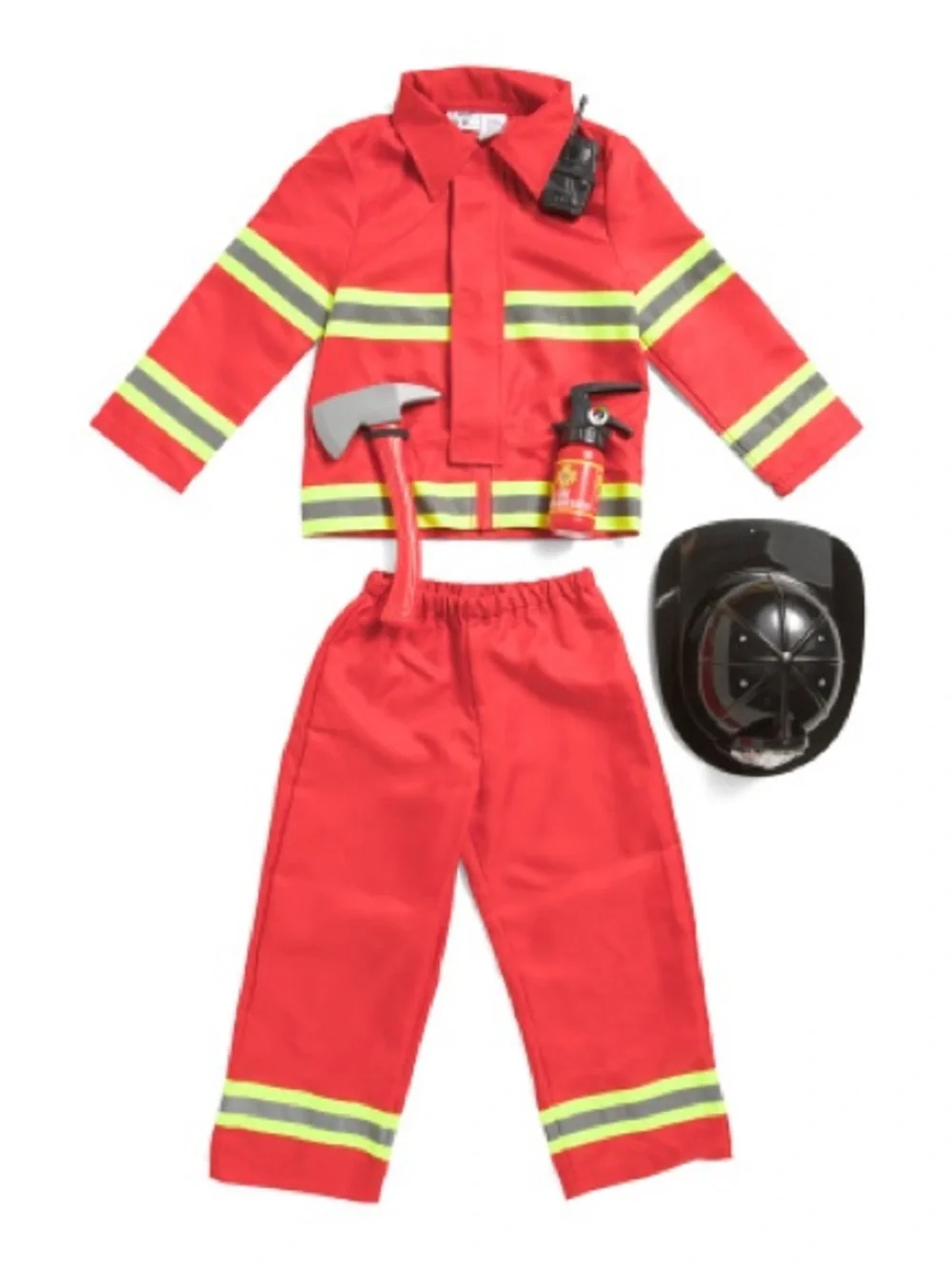 I WANT TO BE Little and Big Boys and Girls Fireman 2 Halloween Costume Size 3T